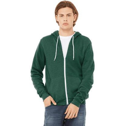 BELLA+CANVAS ® Unisex Sponge Fleece Full - Zip Hoodie - Full - Zip Hoodies - SwagWear
