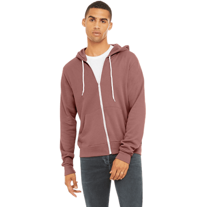 BELLA+CANVAS ® Unisex Sponge Fleece Full - Zip Hoodie - Full - Zip Hoodies - SwagWear