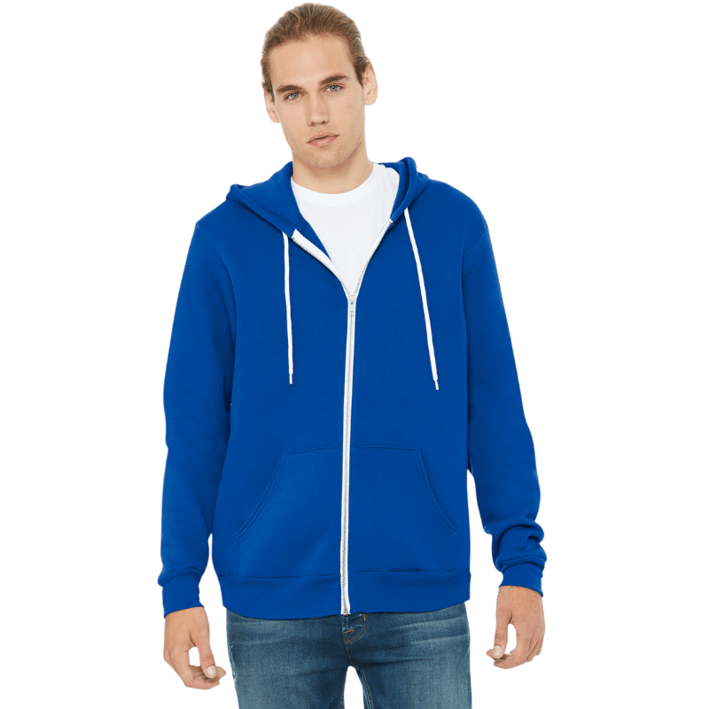 BELLA+CANVAS ® Unisex Sponge Fleece Full - Zip Hoodie - Full - Zip Hoodies - SwagWear