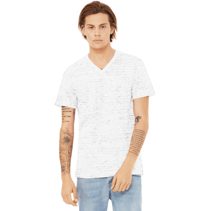 BELLA+CANVAS® Unisex Textured Jersey V - Neck Tee - T-Shirts - SwagWear