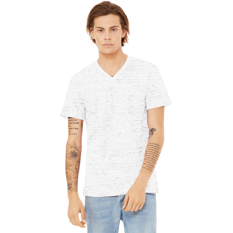 BELLA+CANVAS® Unisex Textured Jersey V - Neck Tee - T-Shirts - SwagWear