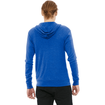 BELLA+CANVAS ® Unisex Triblend Full - Zip Lightweight Hoodie - Full - Zip Hoodies - SwagWear