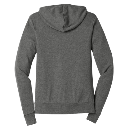 BELLA+CANVAS ® Unisex Triblend Full - Zip Lightweight Hoodie - Full - Zip Hoodies - SwagWear