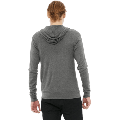 BELLA+CANVAS ® Unisex Triblend Full - Zip Lightweight Hoodie - Full - Zip Hoodies - SwagWear