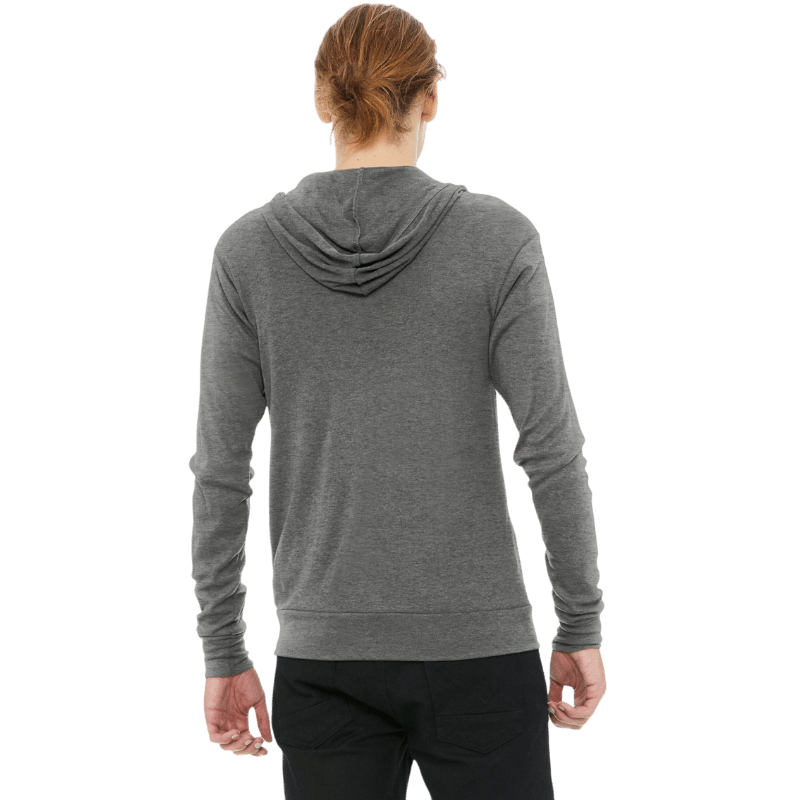 BELLA+CANVAS ® Unisex Triblend Full - Zip Lightweight Hoodie - Full - Zip Hoodies - SwagWear