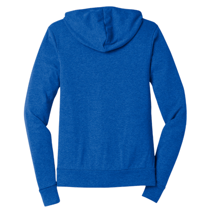 BELLA+CANVAS ® Unisex Triblend Full - Zip Lightweight Hoodie - Full - Zip Hoodies - SwagWear