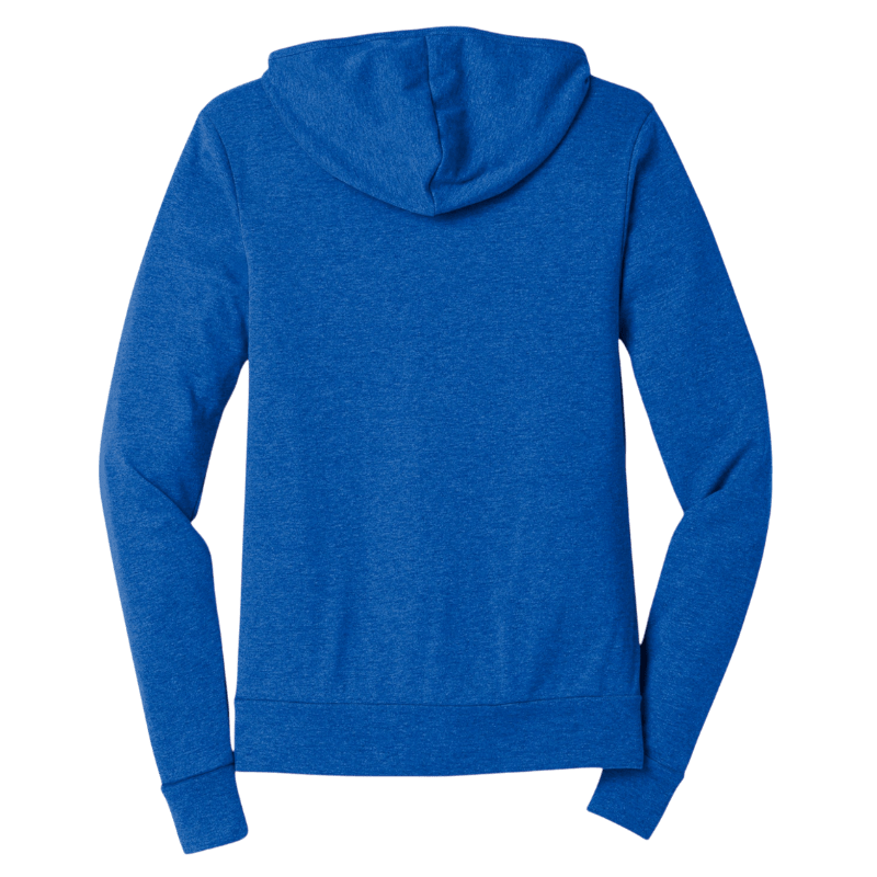 BELLA+CANVAS ® Unisex Triblend Full - Zip Lightweight Hoodie - Full - Zip Hoodies - SwagWear