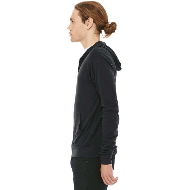 BELLA+CANVAS ® Unisex Triblend Full - Zip Lightweight Hoodie - Full - Zip Hoodies - SwagWear