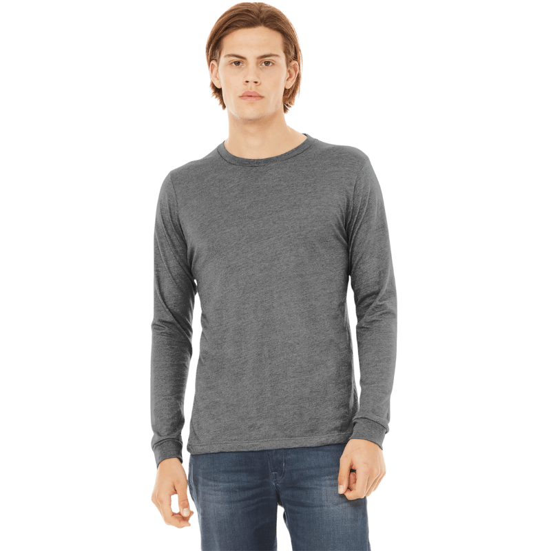 BELLA+CANVAS® Unisex Triblend Long Sleeve Tee - Long - Sleeved T-Shirts - SwagWear