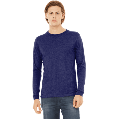 BELLA+CANVAS® Unisex Triblend Long Sleeve Tee - Long - Sleeved T-Shirts - SwagWear