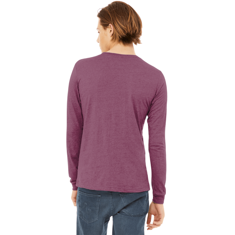 BELLA+CANVAS® Unisex Triblend Long Sleeve Tee - Long - Sleeved T-Shirts - SwagWear
