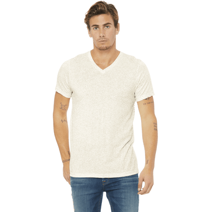 BELLA+CANVAS ® Unisex Triblend Short Sleeve V - Neck Tee - T-Shirts - SwagWear
