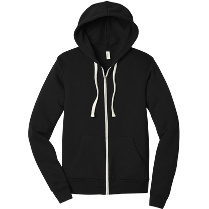 BELLA+CANVAS ® Unisex Triblend Sponge Fleece Full - Zip Hoodie - Full - Zip Hoodies - SwagWear
