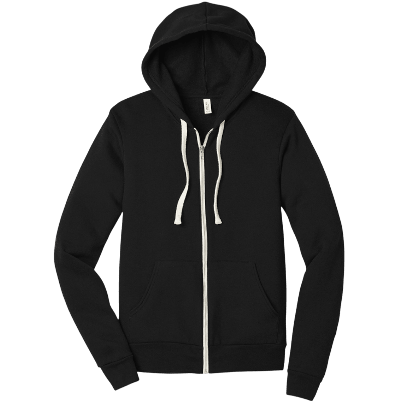 BELLA+CANVAS ® Unisex Triblend Sponge Fleece Full - Zip Hoodie - Full - Zip Hoodies - SwagWear