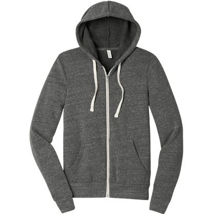 BELLA+CANVAS ® Unisex Triblend Sponge Fleece Full - Zip Hoodie - Full - Zip Hoodies - SwagWear