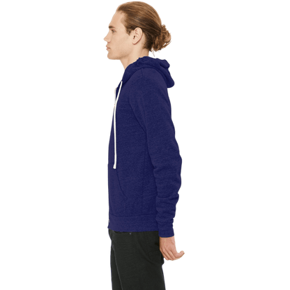 BELLA+CANVAS ® Unisex Triblend Sponge Fleece Full - Zip Hoodie - Full - Zip Hoodies - SwagWear