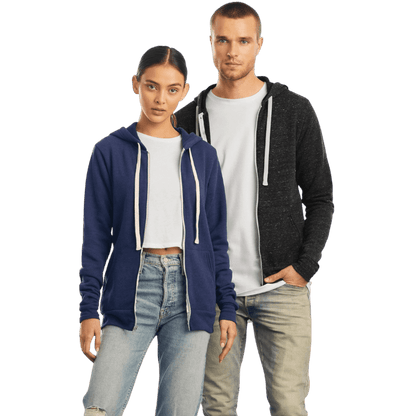 BELLA+CANVAS ® Unisex Triblend Sponge Fleece Full - Zip Hoodie - Full - Zip Hoodies - SwagWear