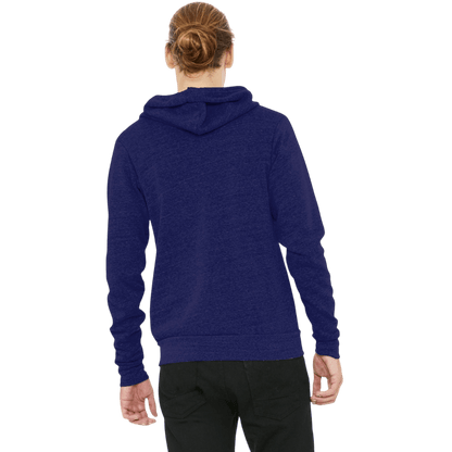BELLA+CANVAS ® Unisex Triblend Sponge Fleece Full - Zip Hoodie - Full - Zip Hoodies - SwagWear