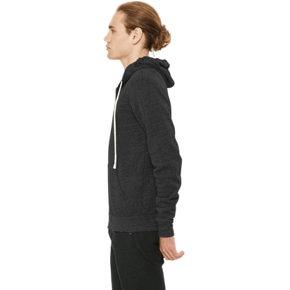 BELLA+CANVAS ® Unisex Triblend Sponge Fleece Full - Zip Hoodie - Full - Zip Hoodies - SwagWear