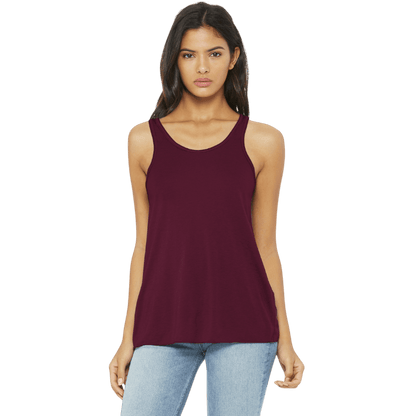 BELLA+CANVAS ® Women’s Flowy Racerback Tank - Tank Tops - SwagWear