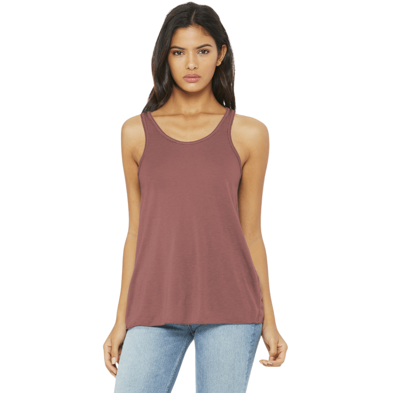 BELLA+CANVAS ® Women’s Flowy Racerback Tank - Tank Tops - SwagWear