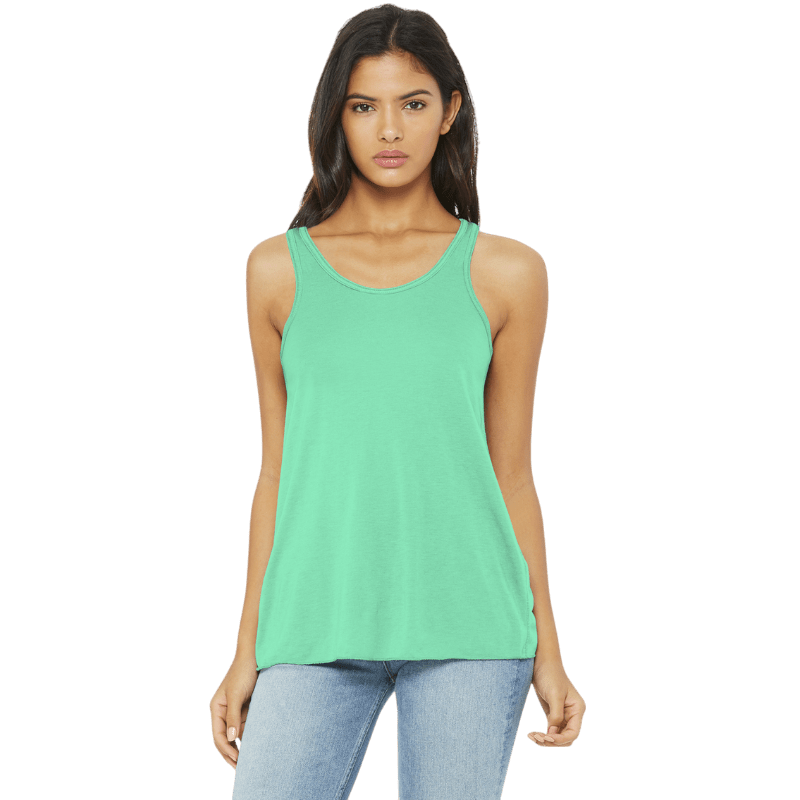 BELLA+CANVAS ® Women’s Flowy Racerback Tank - Tank Tops - SwagWear