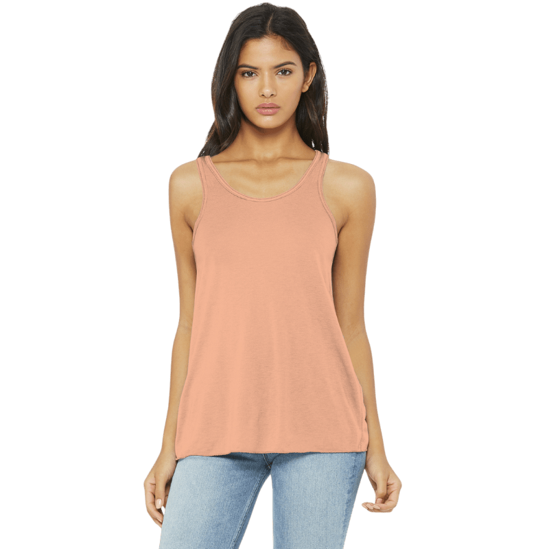 BELLA+CANVAS ® Women’s Flowy Racerback Tank - Tank Tops - SwagWear