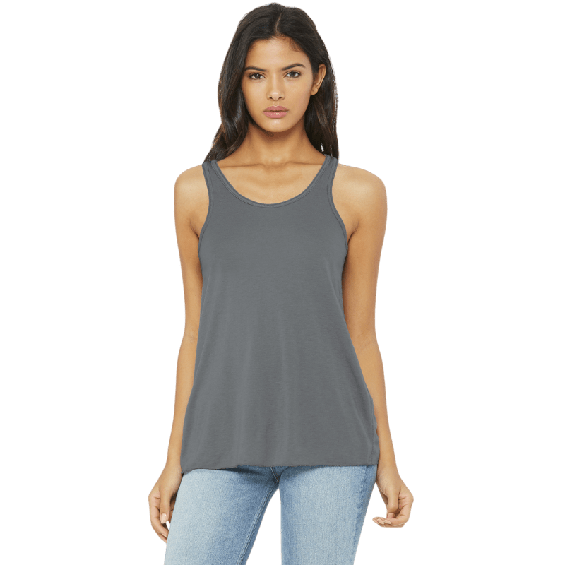 BELLA+CANVAS ® Women’s Flowy Racerback Tank - Tank Tops - SwagWear
