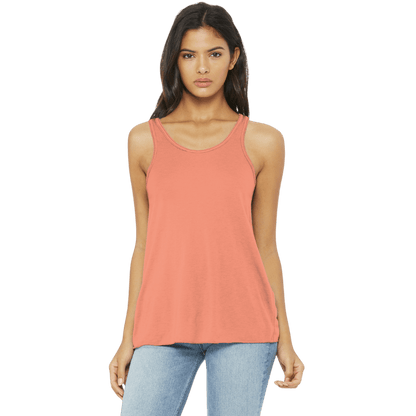 BELLA+CANVAS ® Women’s Flowy Racerback Tank - Tank Tops - SwagWear