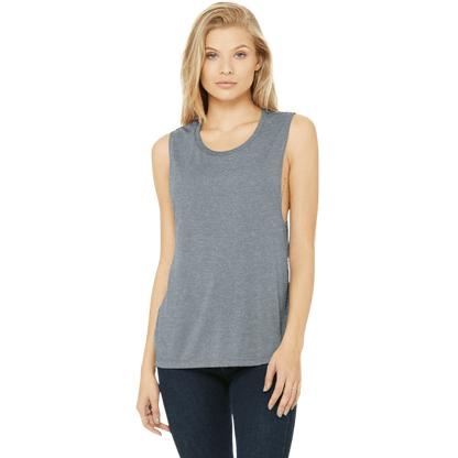 BELLA+CANVAS ® Women’s Flowy Scoop Muscle Tank - Tank Tops - SwagWear