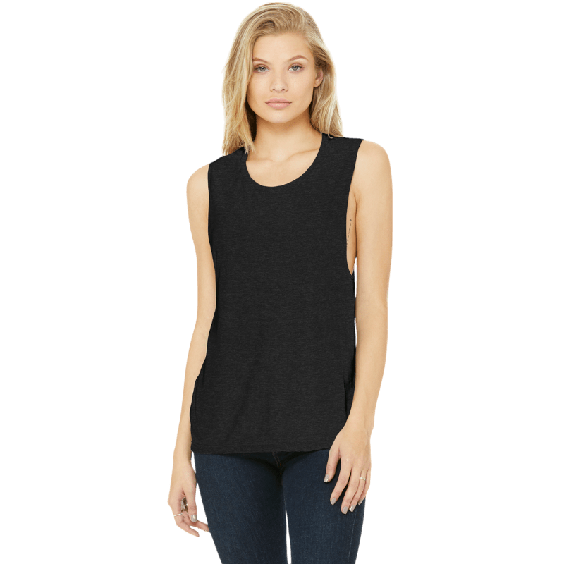 BELLA+CANVAS ® Women’s Flowy Scoop Muscle Tank - Tank Tops - SwagWear