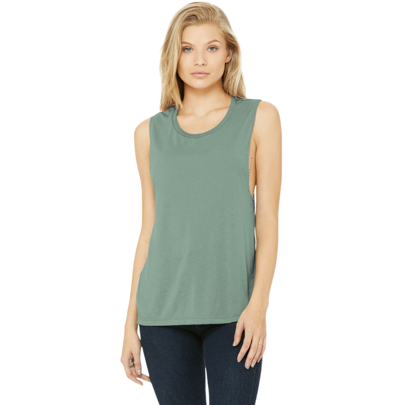 BELLA+CANVAS ® Women’s Flowy Scoop Muscle Tank - Tank Tops - SwagWear