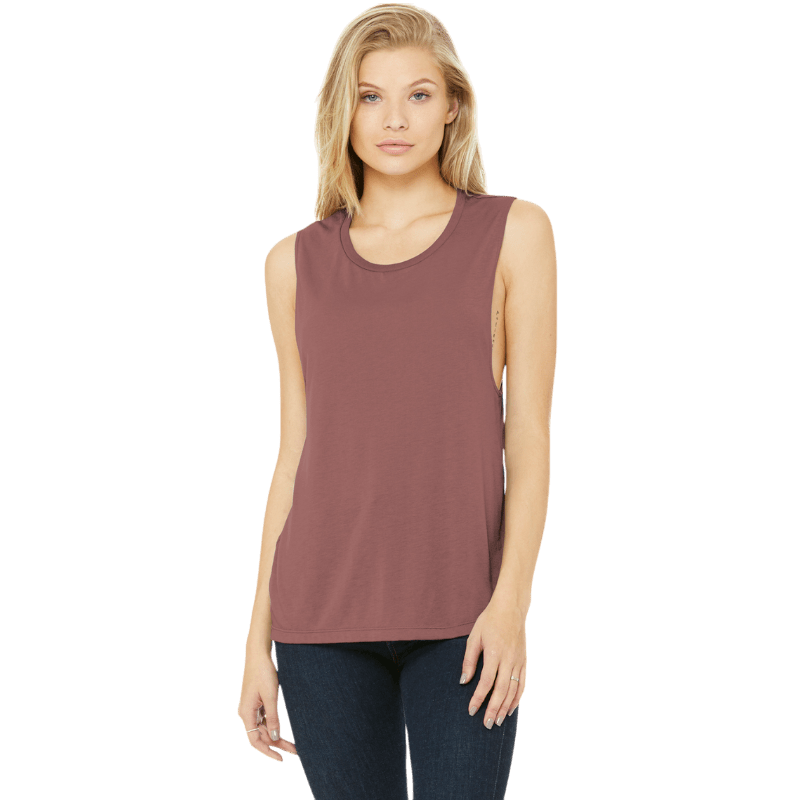 BELLA+CANVAS ® Women’s Flowy Scoop Muscle Tank - Tank Tops - SwagWear