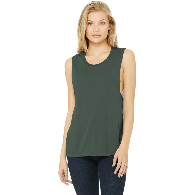 BELLA+CANVAS ® Women’s Flowy Scoop Muscle Tank - Tank Tops - SwagWear