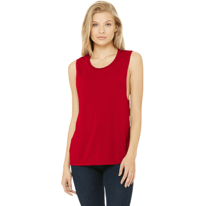BELLA+CANVAS ® Women’s Flowy Scoop Muscle Tank - Tank Tops - SwagWear