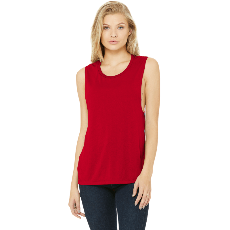 BELLA+CANVAS ® Women’s Flowy Scoop Muscle Tank - Tank Tops - SwagWear