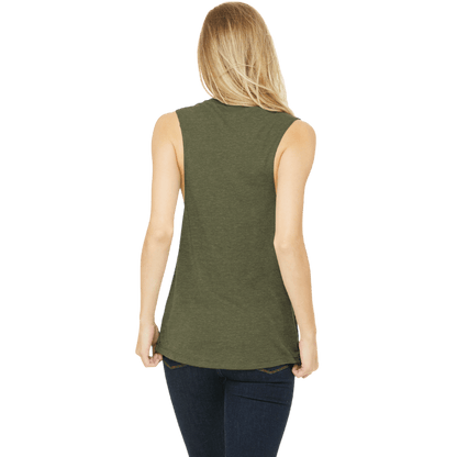 BELLA+CANVAS ® Women’s Flowy Scoop Muscle Tank - Tank Tops - SwagWear
