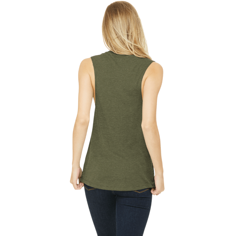 BELLA+CANVAS ® Women’s Flowy Scoop Muscle Tank - Tank Tops - SwagWear