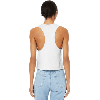 BELLA+CANVAS ® Women’s Racerback Cropped Tank - Tank Tops - SwagWear