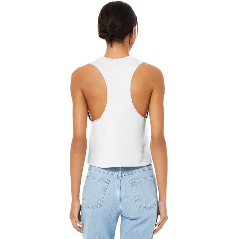 BELLA+CANVAS ® Women’s Racerback Cropped Tank - Tank Tops - SwagWear