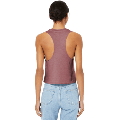 BELLA+CANVAS ® Women’s Racerback Cropped Tank - Tank Tops - SwagWear