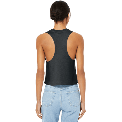 BELLA+CANVAS ® Women’s Racerback Cropped Tank - Tank Tops - SwagWear