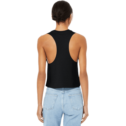 BELLA+CANVAS ® Women’s Racerback Cropped Tank - Tank Tops - SwagWear