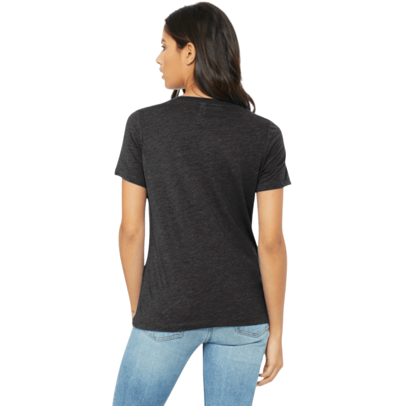 BELLA+CANVAS® Women’s Relaxed Triblend V - Neck Tee - T-Shirts - SwagWear