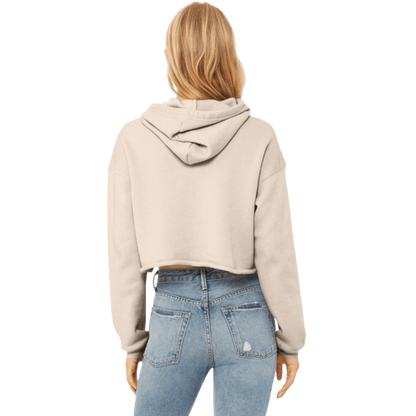 BELLA+CANVAS ® Women’s Sponge Fleece Cropped Fleece Hoodie - Sweatshirts - SwagWear