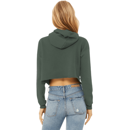BELLA+CANVAS ® Women’s Sponge Fleece Cropped Fleece Hoodie - Sweatshirts - SwagWear