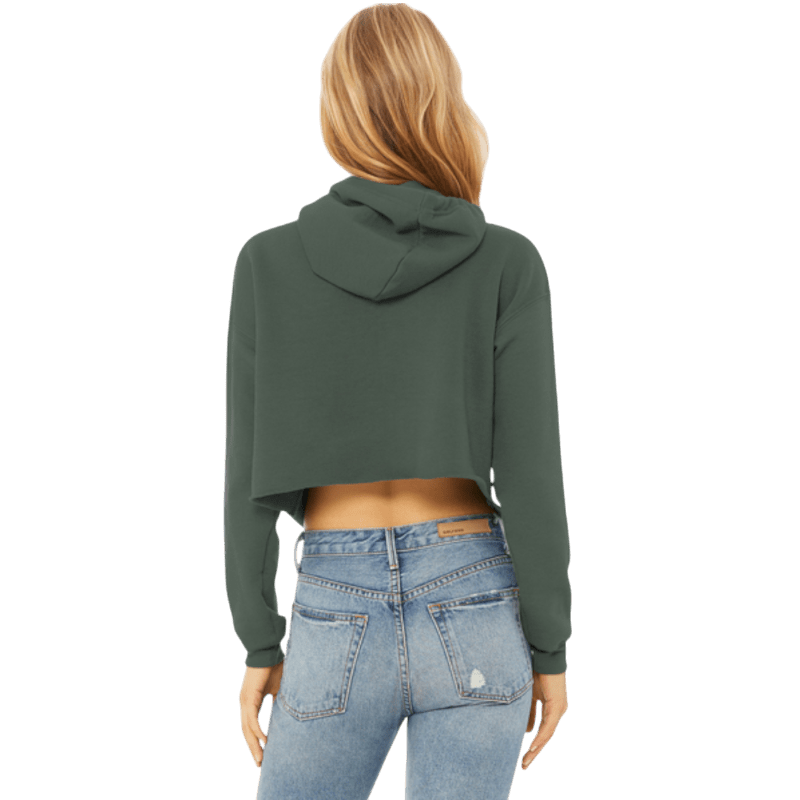 BELLA+CANVAS ® Women’s Sponge Fleece Cropped Fleece Hoodie - Sweatshirts - SwagWear