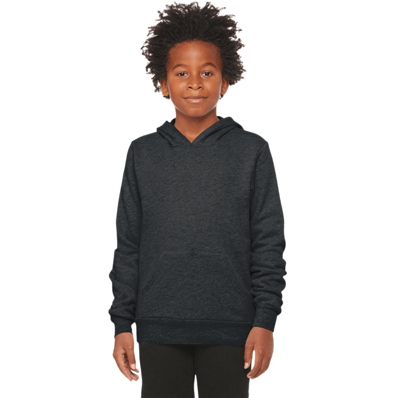 BELLA+CANVAS ® Youth Sponge Fleece Pullover Hoodie - Hoodies - SwagWear