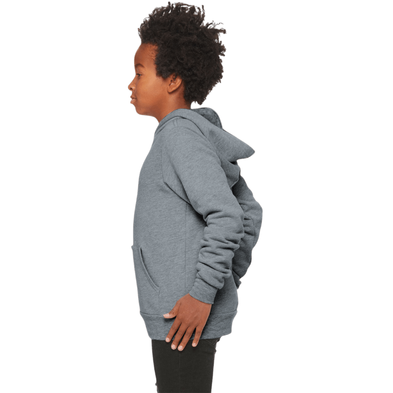 BELLA+CANVAS ® Youth Sponge Fleece Pullover Hoodie - Hoodies - SwagWear