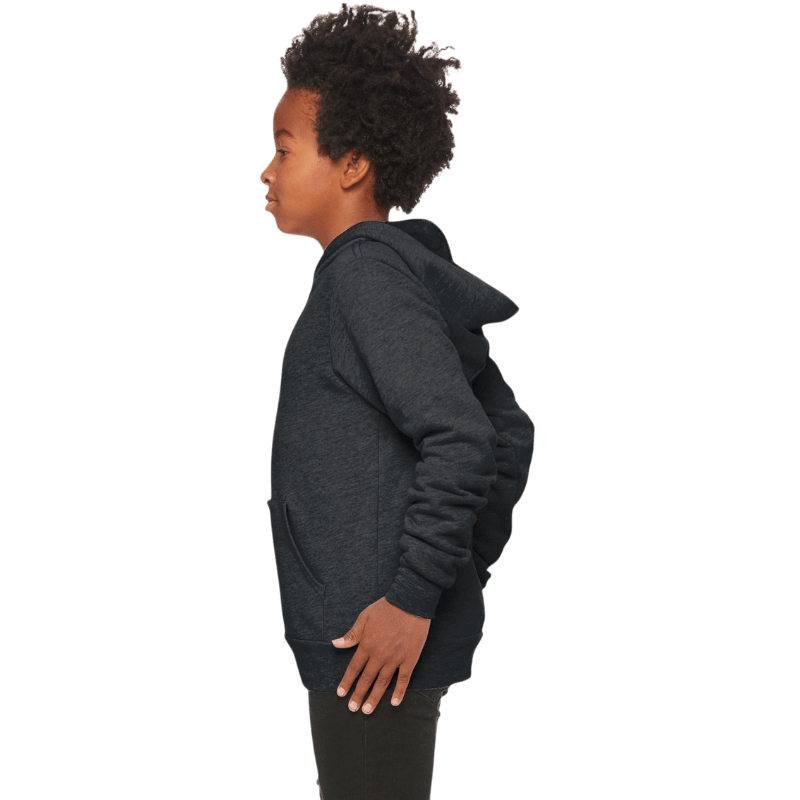 BELLA+CANVAS ® Youth Sponge Fleece Pullover Hoodie - Hoodies - SwagWear